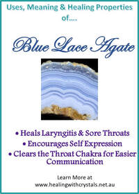 Blue agate meaning and properties - Crystals by Lina